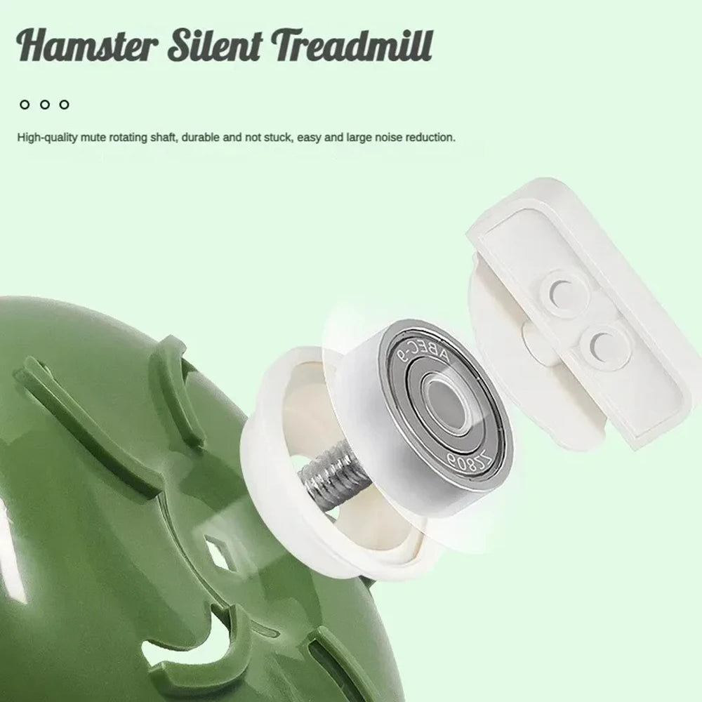 Rat Exercise Wheel Hamster Sport Running Wheel Small Rodent Mice Silent Jogging Pets Running Sports Gerbil Exercise Play Toys