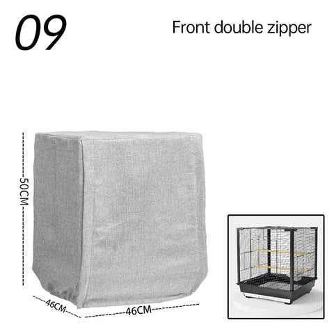 Bird Cage Cover Sunshade Breathable and Splashproof Large Bird Cage Cover Parrot Cage Shading Protective Products Bird Supplies