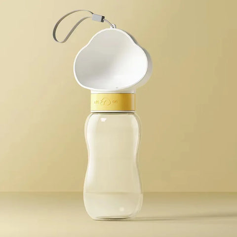 Dog Water Bottle For Outdoor Use Portable Companion Cup Plastic Water Bottle Dog Walking Water Feeding Dog Accessories Outdoor
