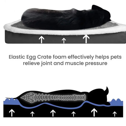Dog Bed Mat with Zipper Remolvable Elastic Cat Bed for Dog Sleeping Mat Small Washable Cat Nest Pet Sofa Cushion for Medium Dog