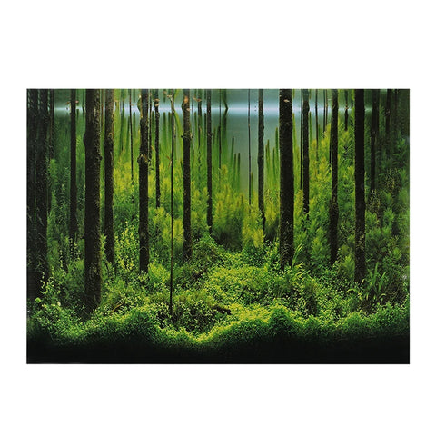 Aquarium Background Poster PVC Adhesive Sticker Fish Tank Seafloor Water Grass Background Decoration Painting PVC Sticker