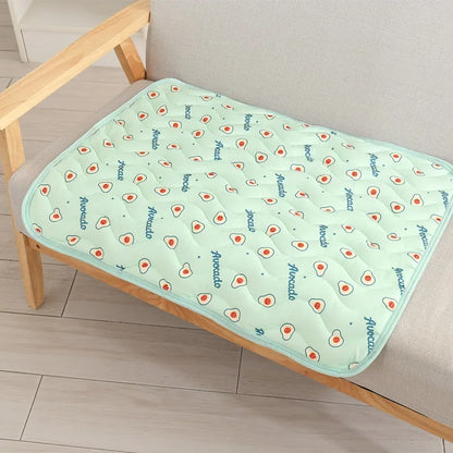 Summer pet mat Cool pet mat Cool cat and dog sofa mat cool ice silk cool breathable pet mat dog ice mat