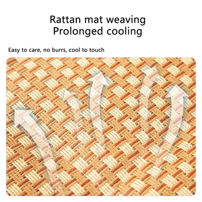 Pet Summer Mat Dog Cooling Sofa Breathable Pad Moistureproof Rattan Wear Cat Mat