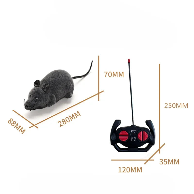 Robot Mouse Rat Funny Cat Toy with Remote Control Multicolor Mouse Wireless Controlled Rat Electric Interactive Toys