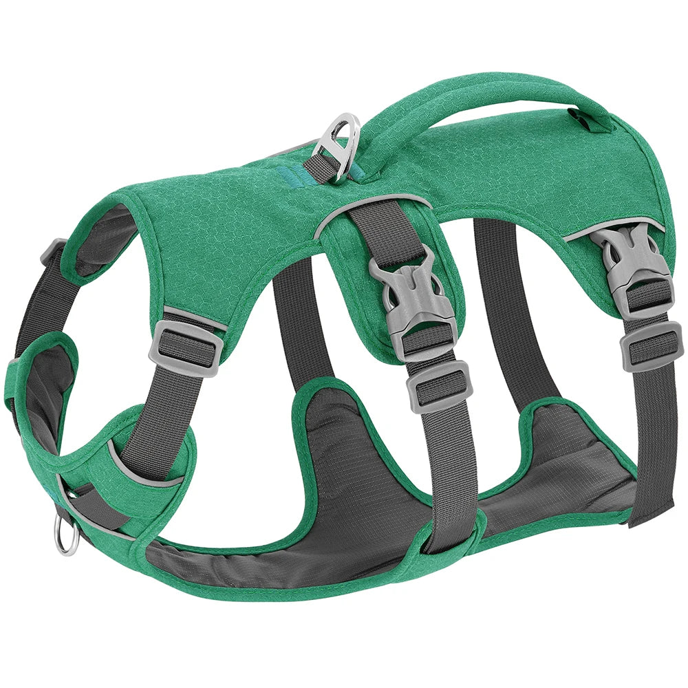 Nylon Pet Dog Harness Reflective Dog Harnesses Durable Vest With Handle Adjustable for Small Medium Large Dogs Bulldog Walking