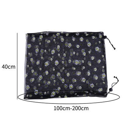 Bird Cage Cover Dustproof Birdseed Net Seed Catcher Nylon Mesh Birdseed Net Guard For Bird Cage Stars /Solid Color