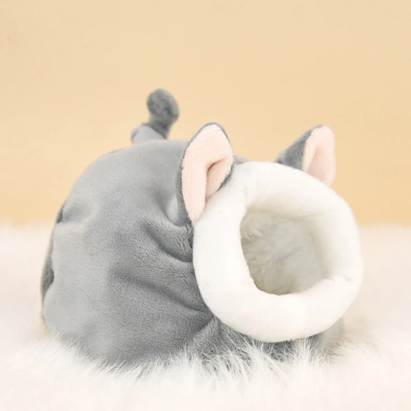 Hamster House Guinea Pigs Nest Small Animal Sleeping Bed Winter Warm Velvet Bed Soft Accessories for Rodents/guinea Pigs