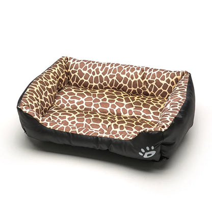 Large Dog Bed Square Plush Cat Nest Kennel All Season Washable Dog Sofa Waterproof Mattress Cat Bed for Medium Dogs Accessories