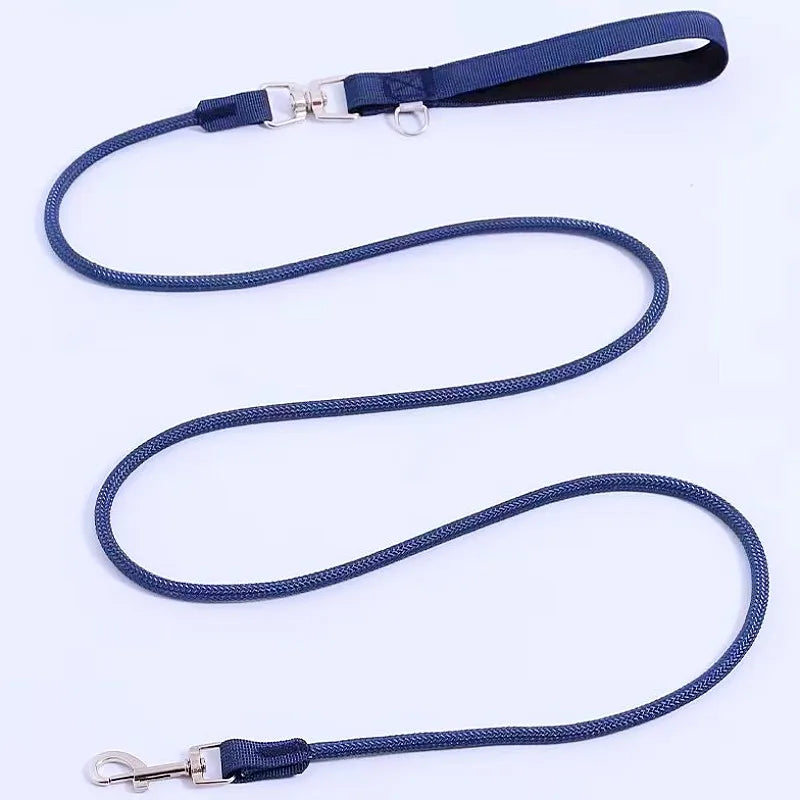 Dog Leash Colorful Long Dogs Leash 2M Pet Chain Nylon Leashes for Dog Walking Comfortabe Handle Dogs Leashes 160cm Pet Supplies