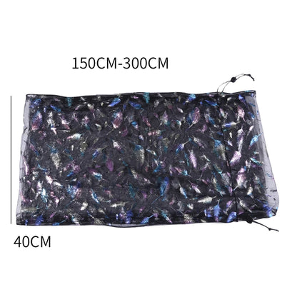 Bird Cage Cover Dustproof Birdseed Net Seed Catcher Nylon Mesh Birdseed Net Guard For Bird Cage Stars /Solid Color