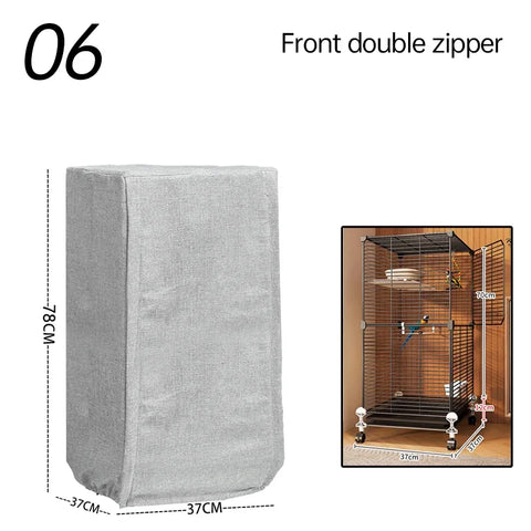 Bird Cage Cover Sunshade Breathable and Splashproof Large Bird Cage Cover Parrot Cage Shading Protective Products Bird Supplies