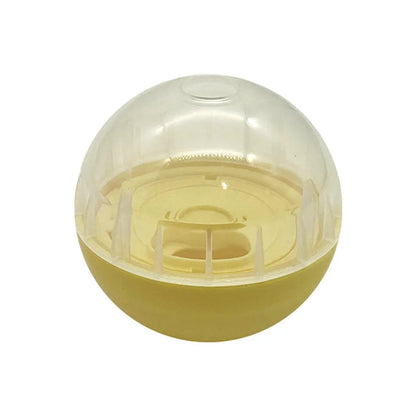 IQ Treat Ball Dog Treat Dispenser Toy Ball Interactive Dog Toy - 4" Dog Food Toy Stimulation, Slow Feeder