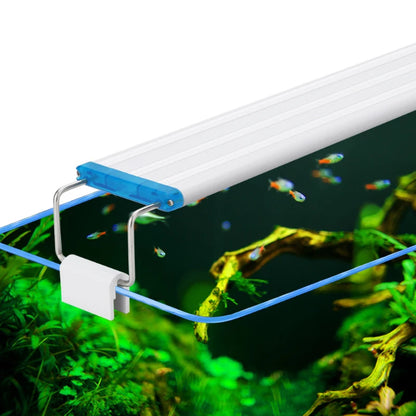 Extensible Waterproof Clip on Lamp For Fish Tank Super Slim Fish Tank Aquatic Plant Grow Aquarium LED Light 18-58cm