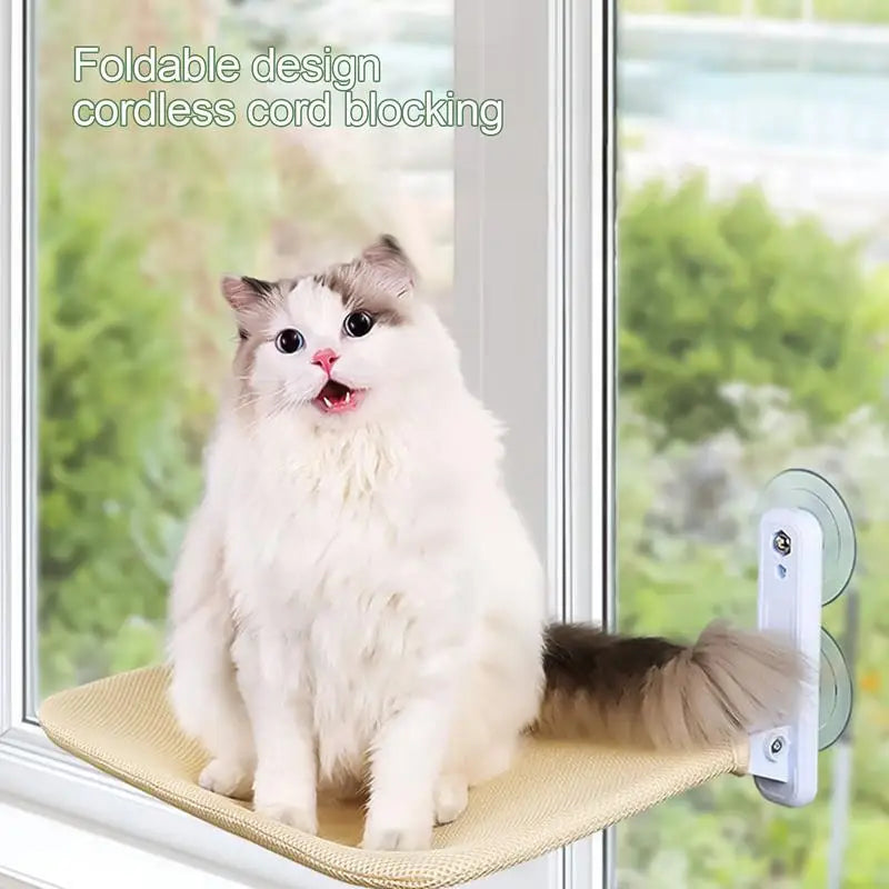 Suction Cup Cat Hammock Window Mounted Cat Seat Window Perch Cat Nest With Strong Suction Cups Holds Up To 27.5 Lbs Home Balcony