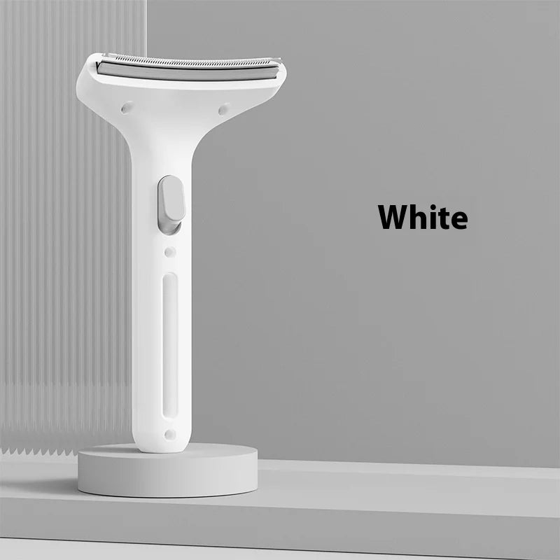 Pet Deshedding Brush with Curved Blade - Detangling Comb for Cats and Dogs Thinning knife Reduce Shedding