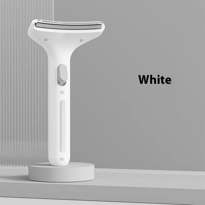 Pet Deshedding Brush with Curved Blade - Detangling Comb for Cats and Dogs Thinning knife Reduce Shedding