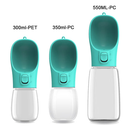 Portable Dog Water Bottle – Leakproof Travel Pet Dispenser (300ml / 350ml / 550ml)