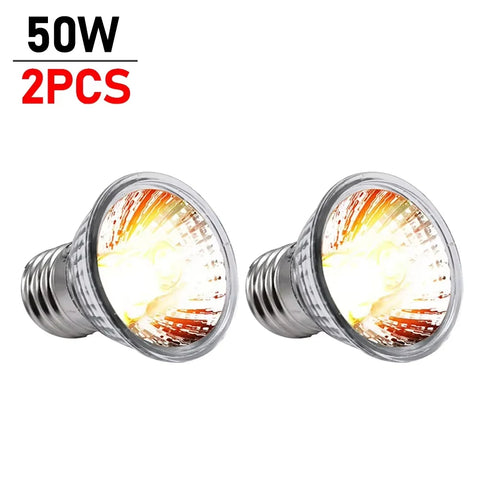 1/2/5/10PCS UVA UVB Reptile Heating Light Bulb 25/50/75W Snake Turtle Pet Full Spectrum Basking UV Light Bulbs Heating Light