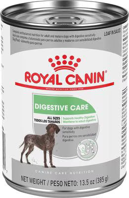 Royal Canin Canine Care Nutrition Digestive Care Loaf in Sauce Canned Dog Food, 13.5-oz